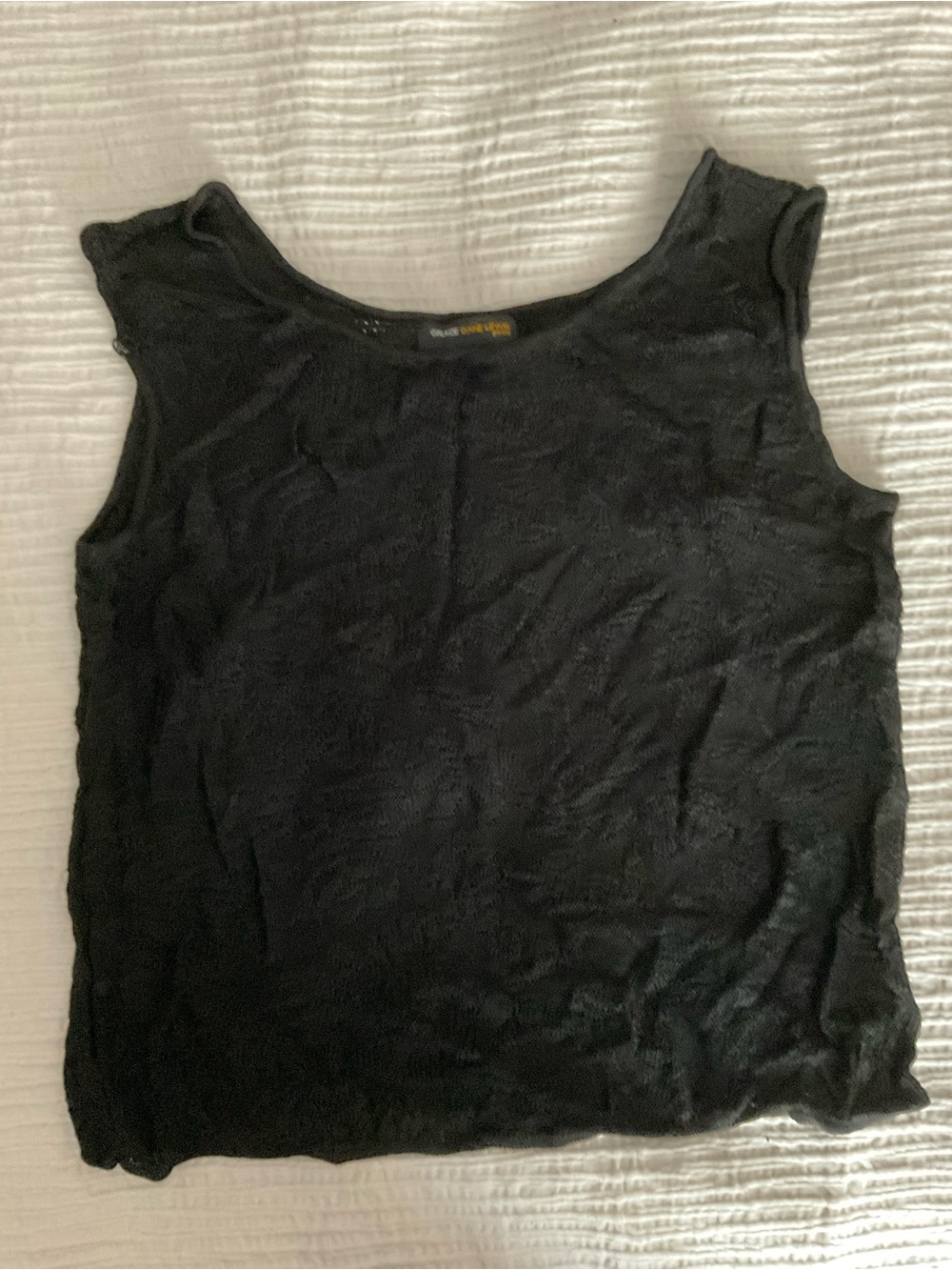 Women’s Black Sleeveless Tank Top